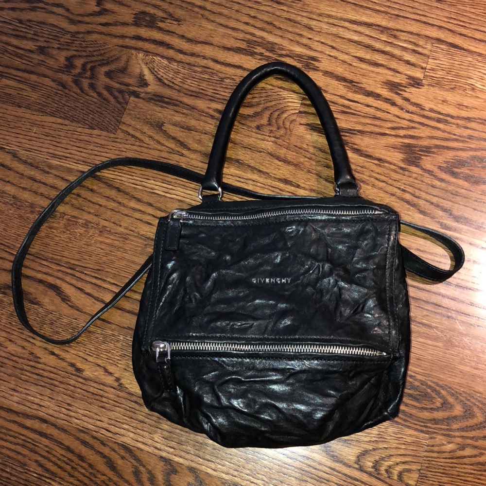 Givenchy “Small Pandora Bag In Aged Leather”
